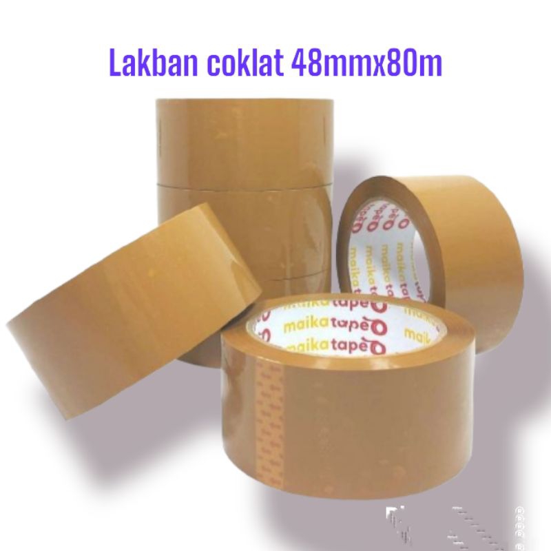 

SOLASI/LAKBAN COKLAT UKURAN 48MM X 80M