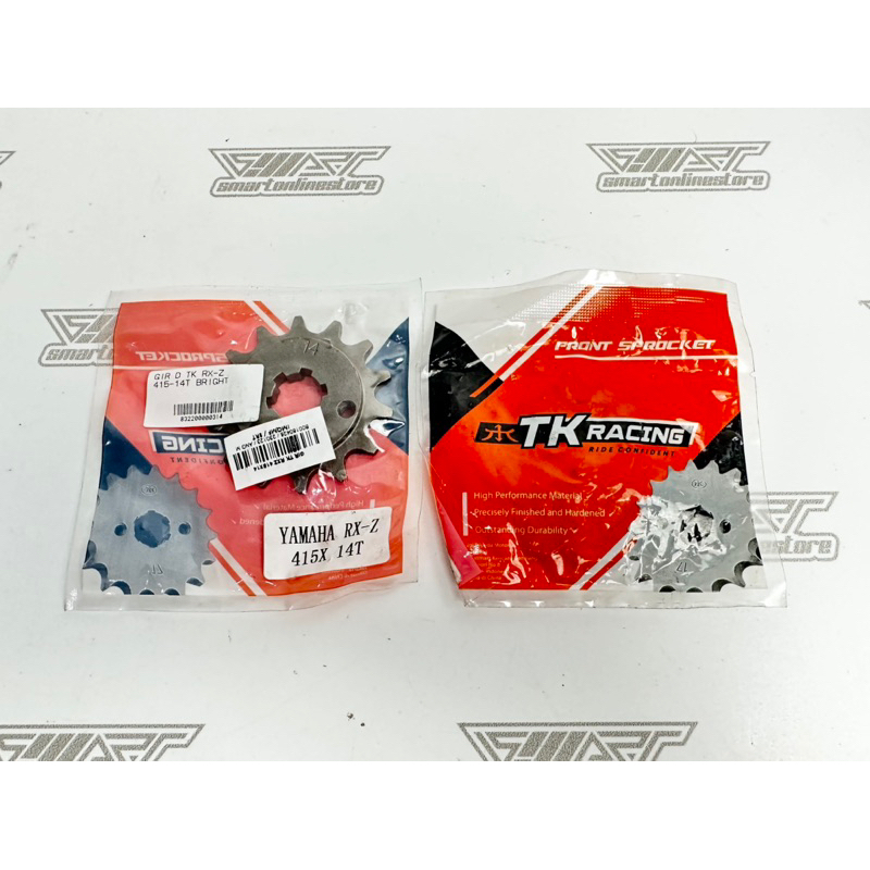 GIR TK DEPAN 415X 14/15/16 YAMAHA JUPITER Z , VIXION , RXKING , VEGA , RXZ , DLL GEAR DEPAN TK UKURA