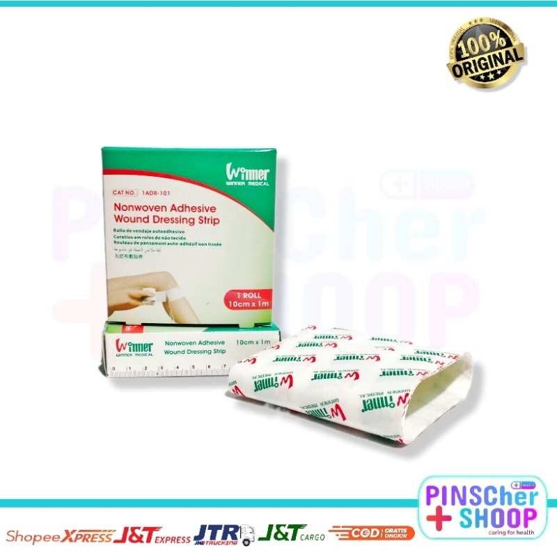 Winner Wound Adhesive 10cm X 1m Plester Penutup Luka