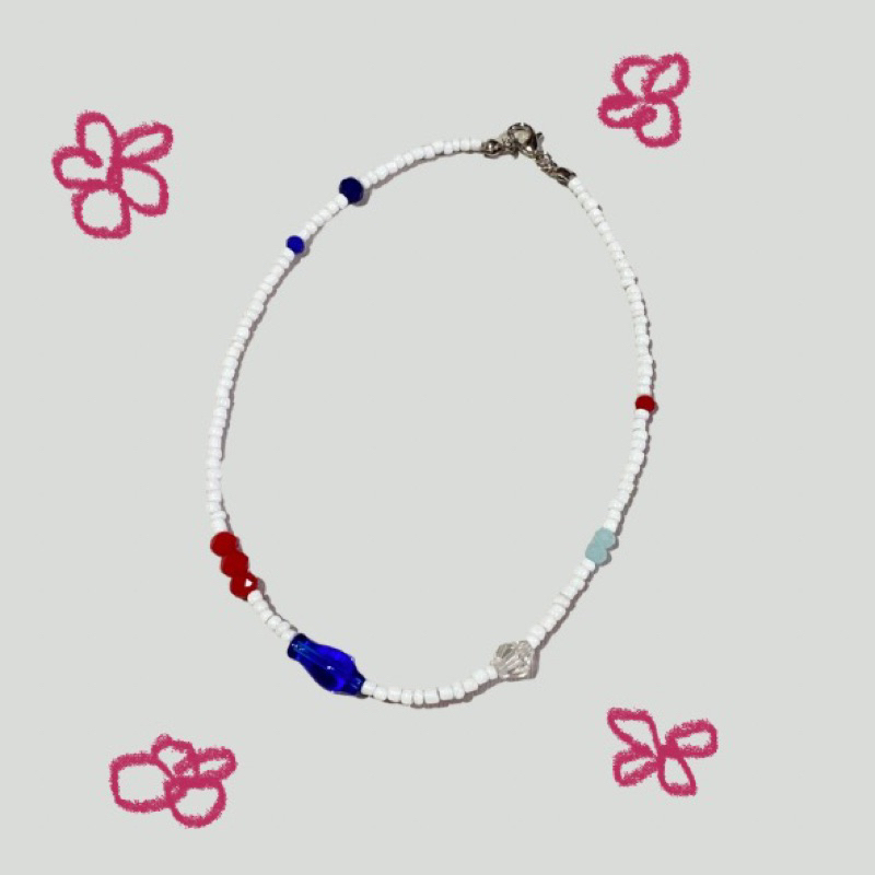 Gigi Beads Necklace Chocker Kalung Manik