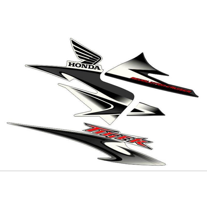 STRIPING TIGER 09 10 11 13 2012 putih kualitas ORIGINAL striping Tiger Revo Variasi Striping Tiger