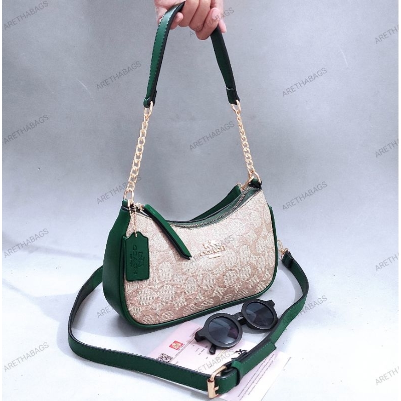 NEW /// TAS WANITA TERRY CO@CH EMPLOYYE KOMBINASI SIZE 25x15