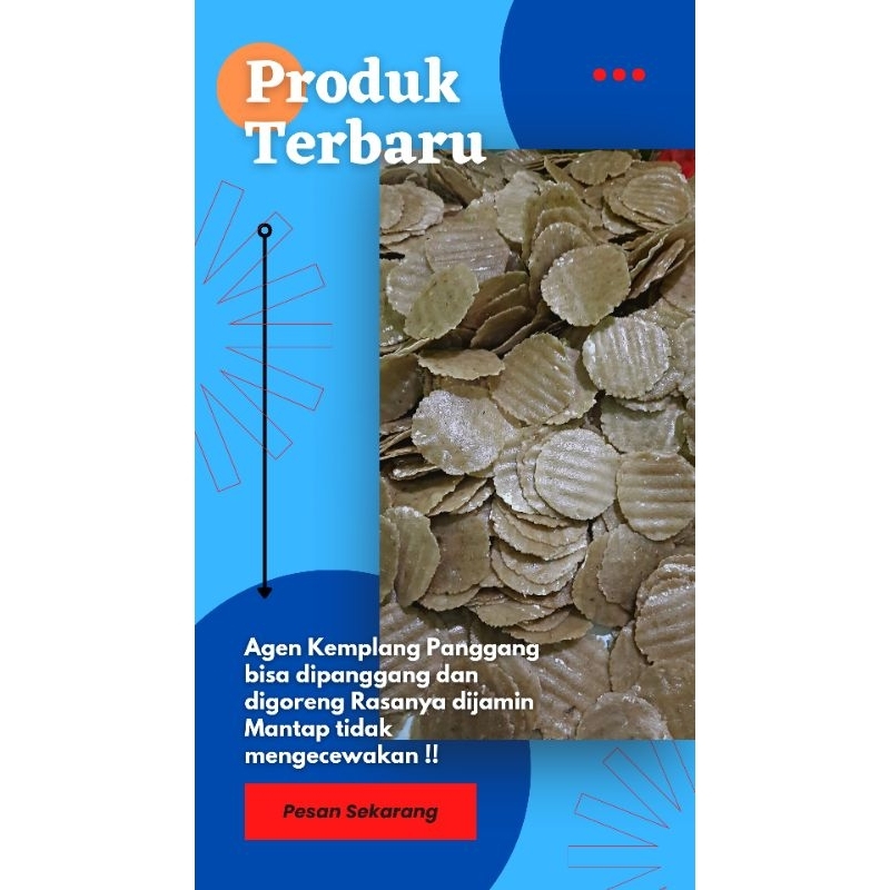 

Kemplang Panggang Mentah Ukuran Besar Isi 100pcs Asli Khas INDRALAYA SUMSEL