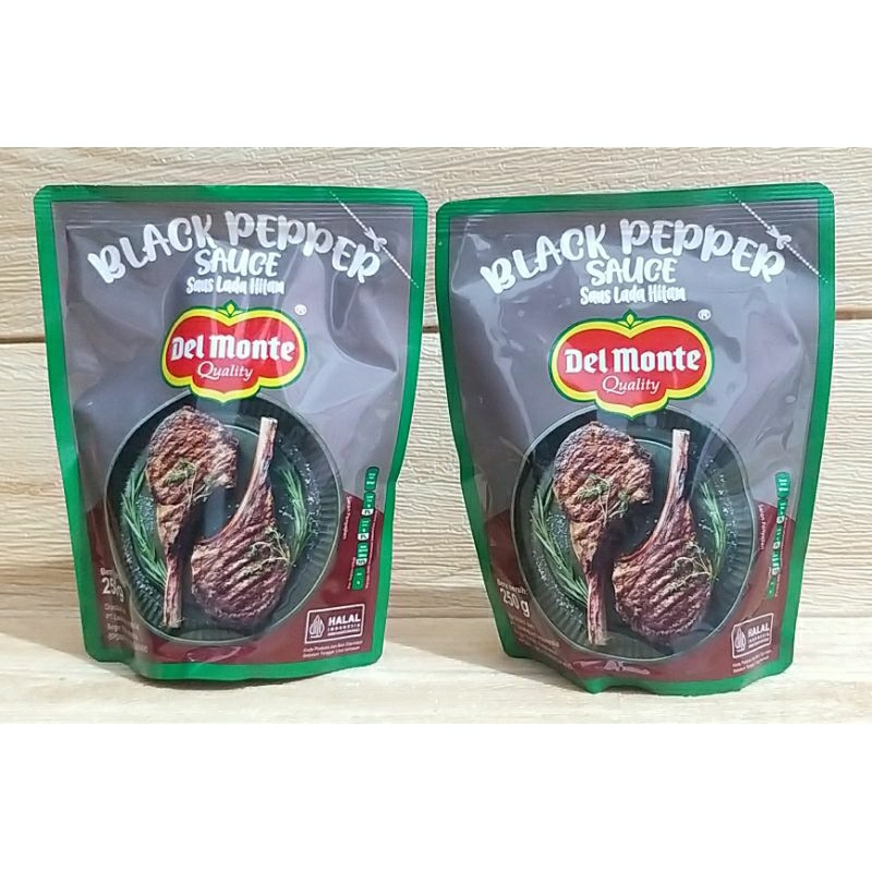 ✔MURAH Delmonte Black Pepper Sauce 250gr / Delmonte Saus Lada Hitam