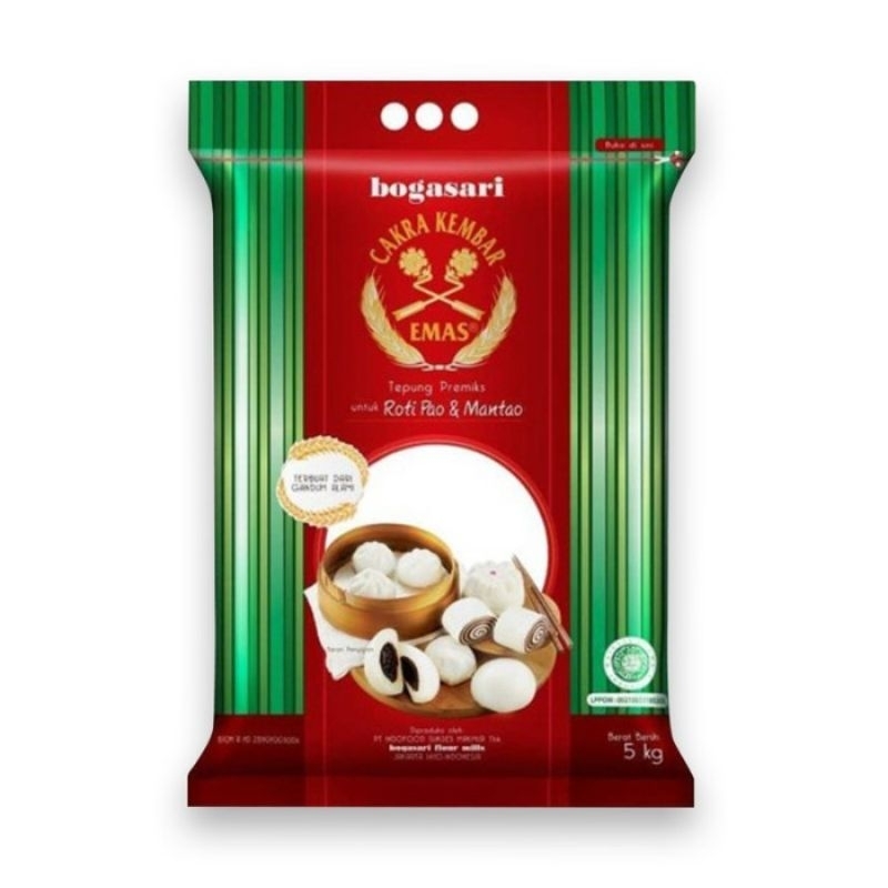 

CAKRA KEMBAR EMAS 5 Kg untuk Pao & Mantao