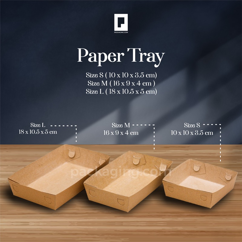 Food Tray Paper Laminasi