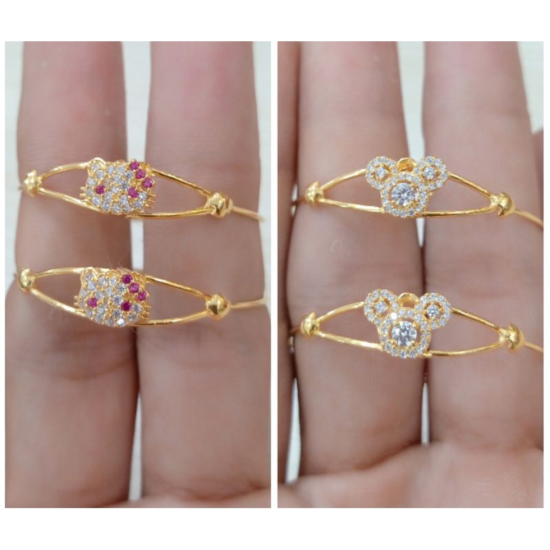 GELANG ANAK SELOT PERAK 925 GOLD