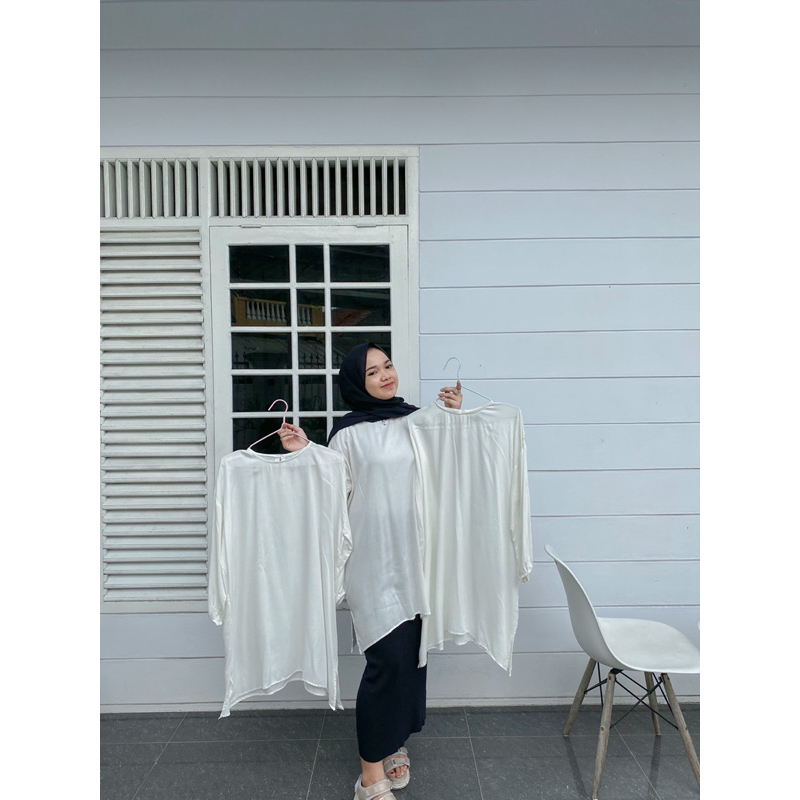 BAJU BLOUSE ATASAN TUNIC // VICI SHIRT OVERSIZED // BASIC OVERSIZED TOP