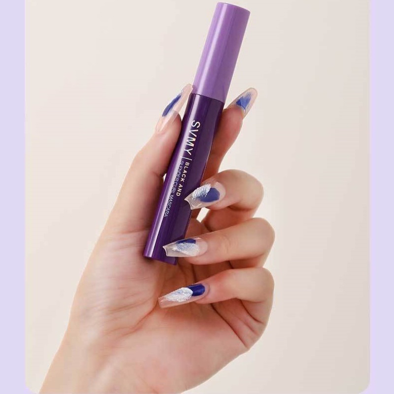 SVMY Maskara Long Lash Slender Curling Mascara Purple Waterproof MH