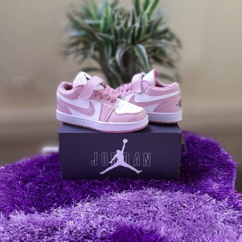 sepatu anak perempuan nike jordan ping low sneaker anak usia 1 - 12 tahun