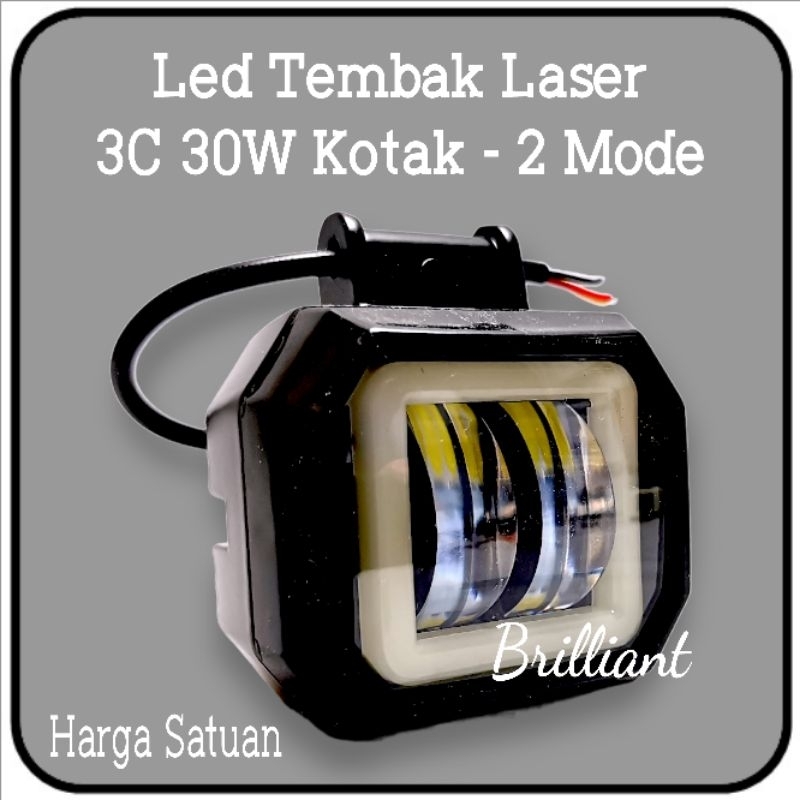 Lampu Tembak / Sorot / LED Laser - Super Terang Bisa Motor / Mobil 12v