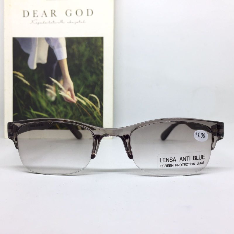 AA634 Kacamata Baca Double Antiradiasi +1.00 sd +3.00 Bisa Untuk Jalan Dan Baca Lensa Warna
