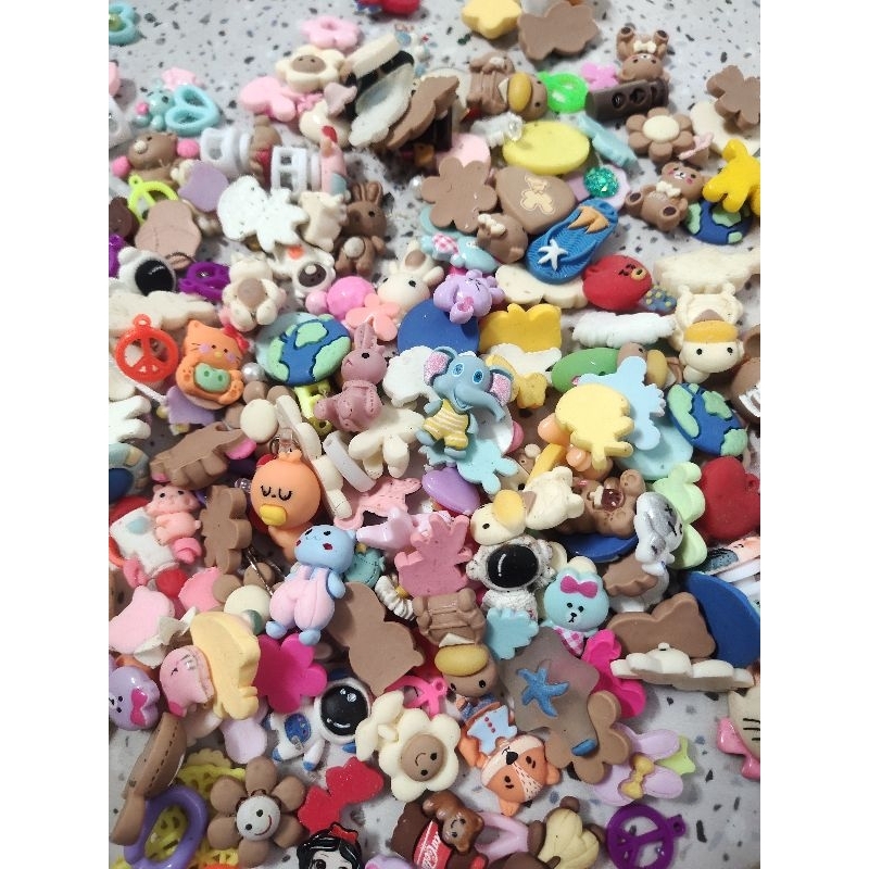 resin clay mixs random 100pcs