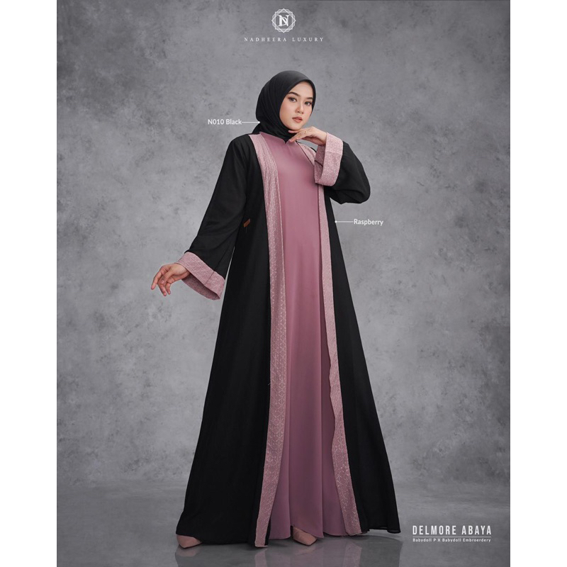 DRESS LEBARAN | ABAYA UMROH SPECIAL NADHEERA LUXURY ABAYA DELMORE