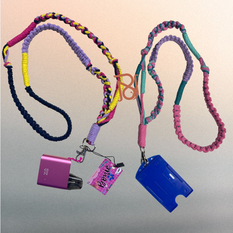 

Lanyard Macrame Gantungan ID Card
