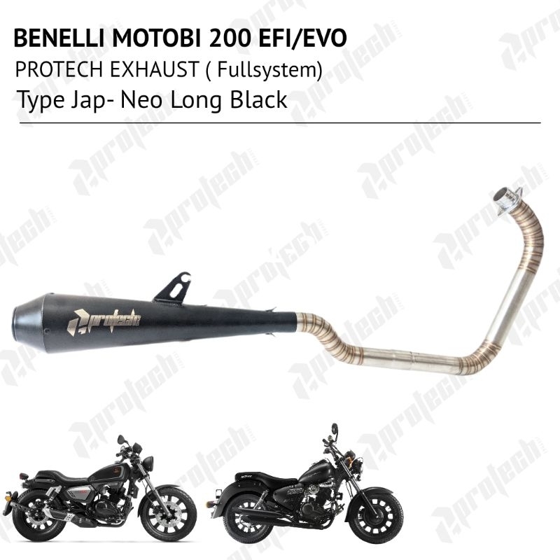 Benelli Motobi 200 Evo — Jap Neo Long · Black — foto 2