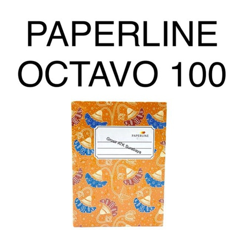 

BUKU PAPERLINE OKTAVO 100 / Buku Hardcover Tebal Paperline PPL Oktavo Octavo A6 100