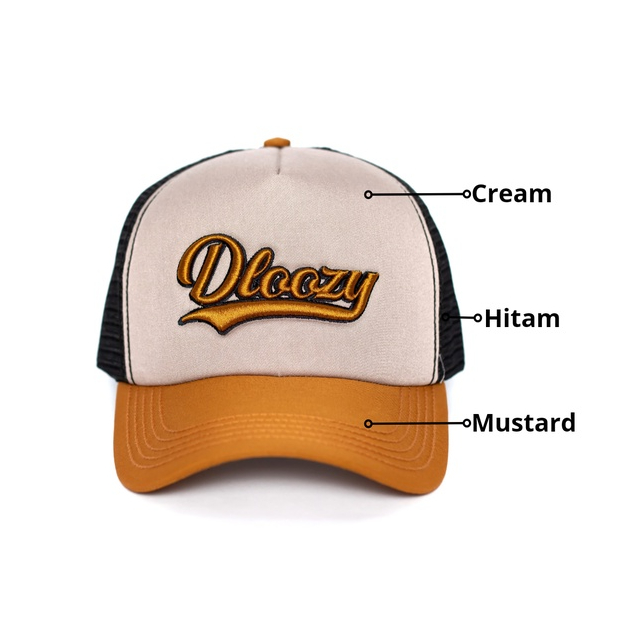 DLOOZY Topi Jaring Trucker Pria Dewasa Original Dlz05