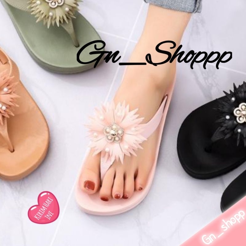 Sandal Wanita Jepit Full Jelly Import Terbaru Balance 818-A7