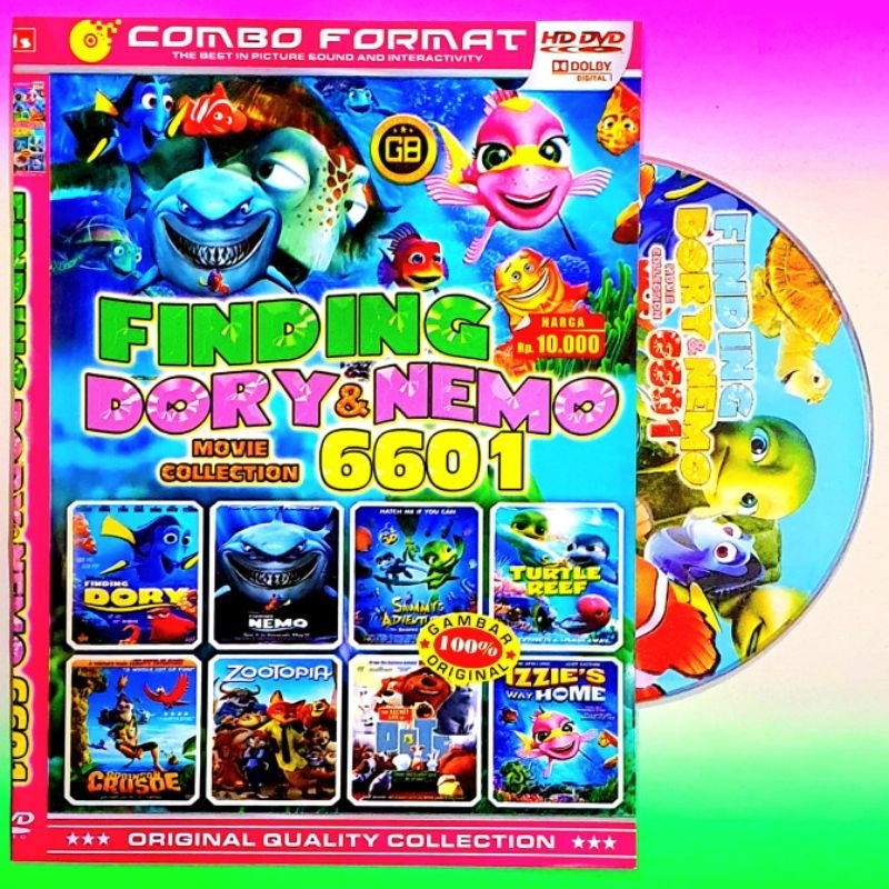 TERLARIS KOLEKSI CAMPURAN FILM FINDING DORY NEMO AND FRIENDS-FILM ANAK ANAK KARTUN ANIMASI TERBARU-F