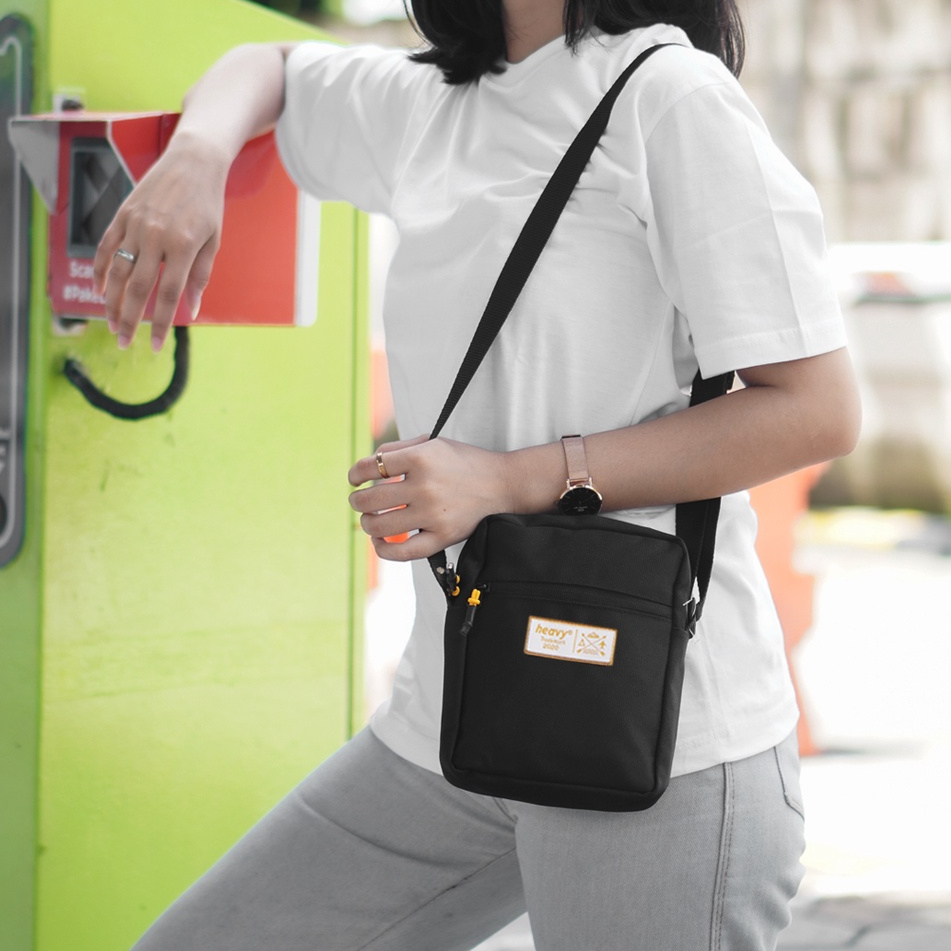 Heavy.bag tas selempang pria casual pouch bag - Tas Selempang Pria Heavy - Sling Bag Pria Distro