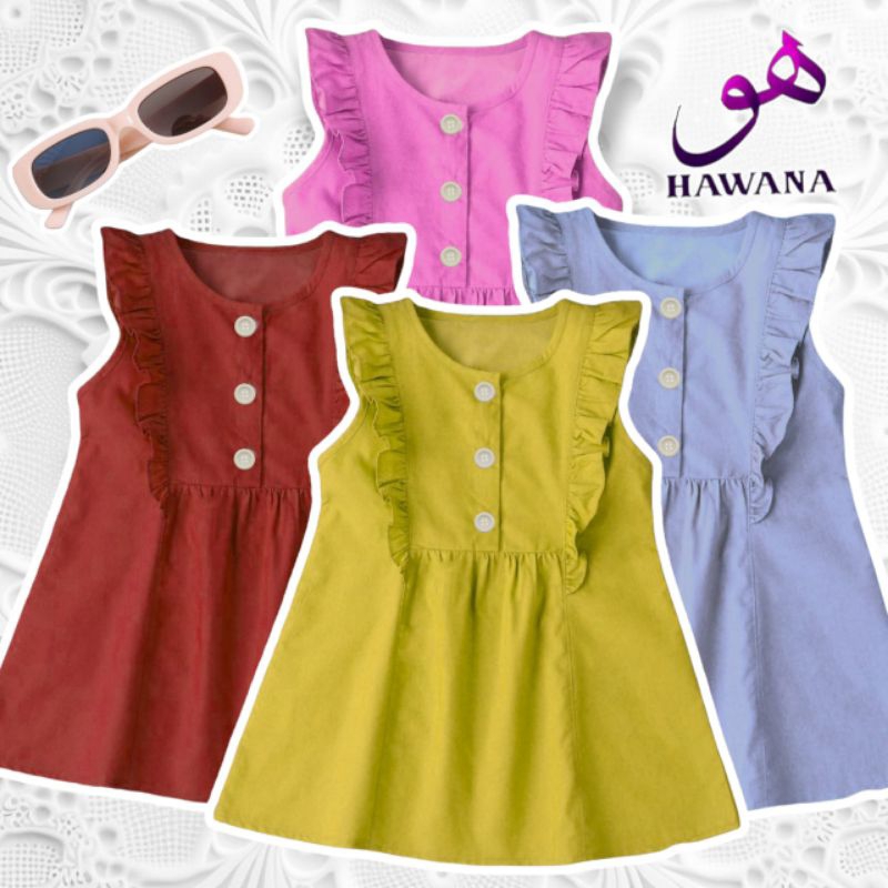 Dress anak Perempuan Lekton Ayana Dress, Baju anak Perempuan, Dress anak Polos