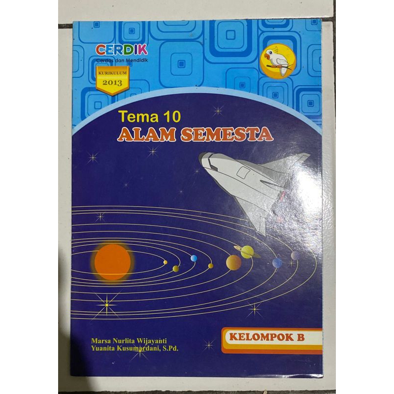 MAJALAH CERDIK TK B TEMA ALAM SEMESTA