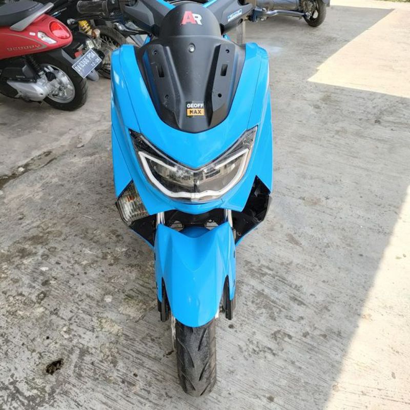 skotlet motor biru toska stiker skotlet biru toksa glossy dan doff merk profix