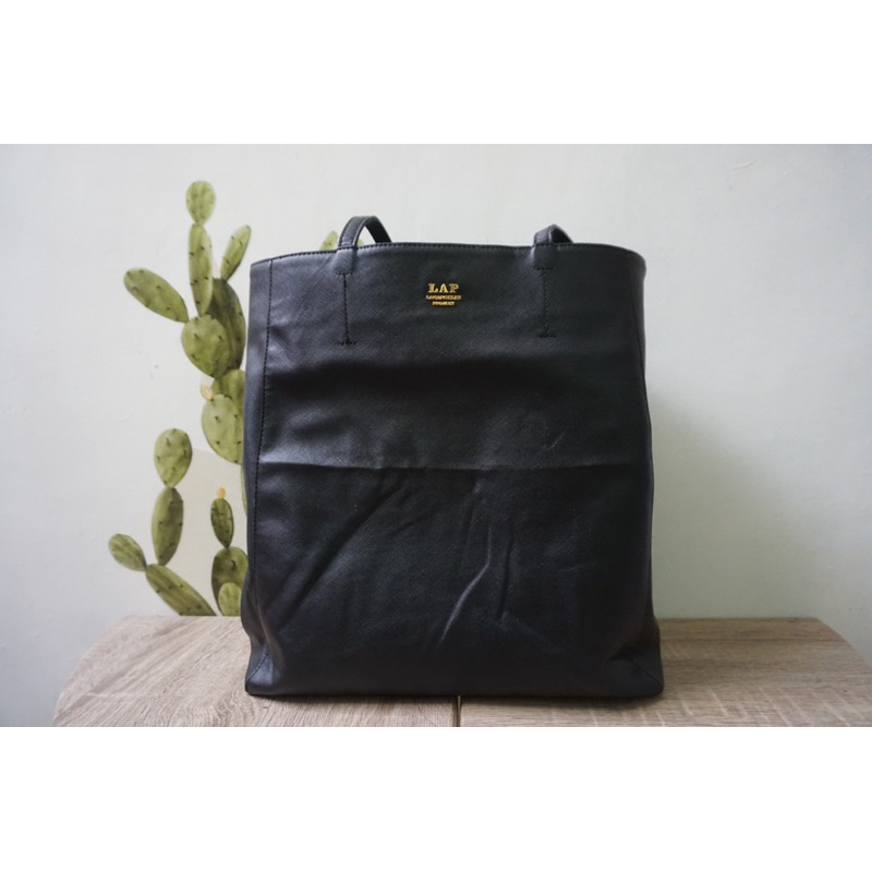 (PRELOVED) Tote Bag | LAP - Los Angeles Project | Hitam