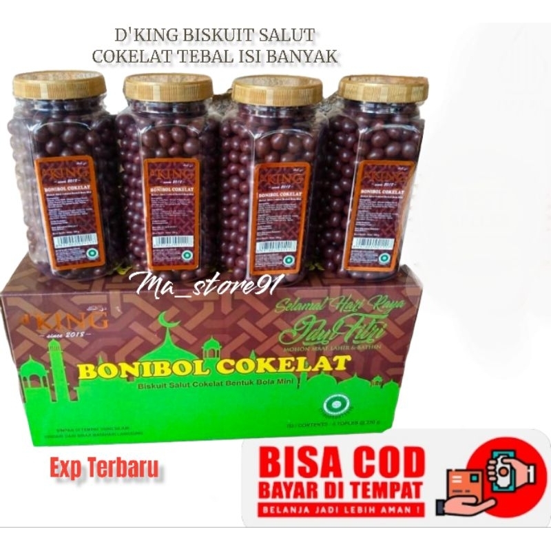 

BONIBOL COKLAT DKING BISKUIT RENYAH BERSALUT COKELAT BERBENTUK BOLA MINI ENAK ISI BANYAK DISUKAI ANAK ANAK