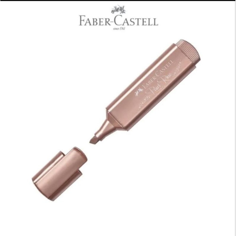 

❤️[SPECIAL PRICE]❤️ FABER- CASTELL TEXTLINER 46 METALIC PEARL ROSE