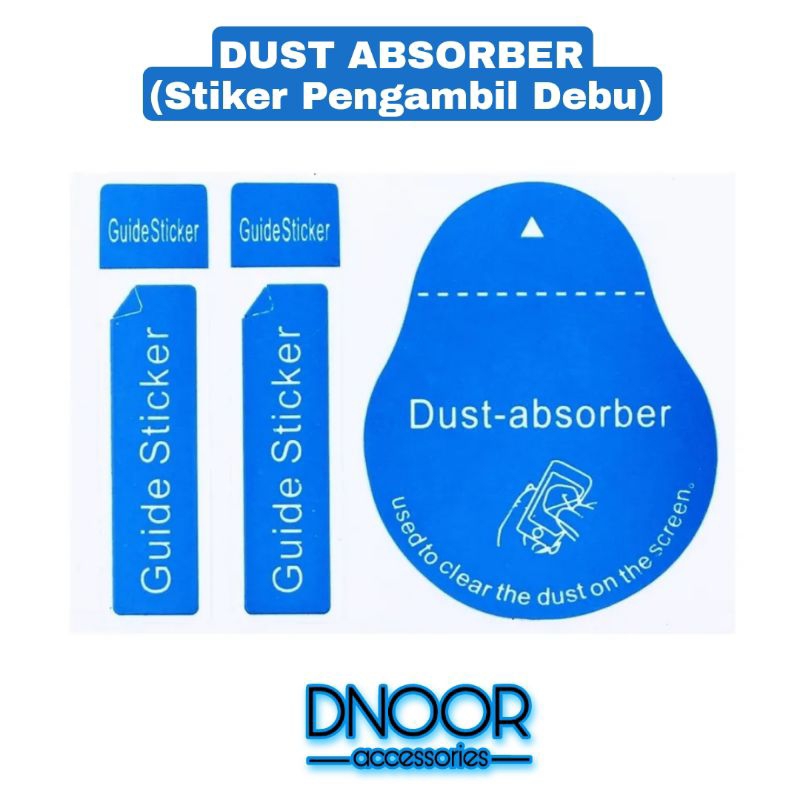 DUST ABSORBER / STICKER ANTI DEBU / STIKER PEMBERSIH LAYAR HP / KAMERA / GADGET