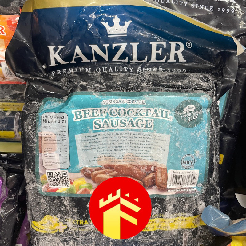 

KANZLER SOSIS SAPI BEEF COCKTAIL 500 GR