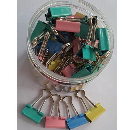 

Klip Binder Warna 107 ukuran 19mm Satuan