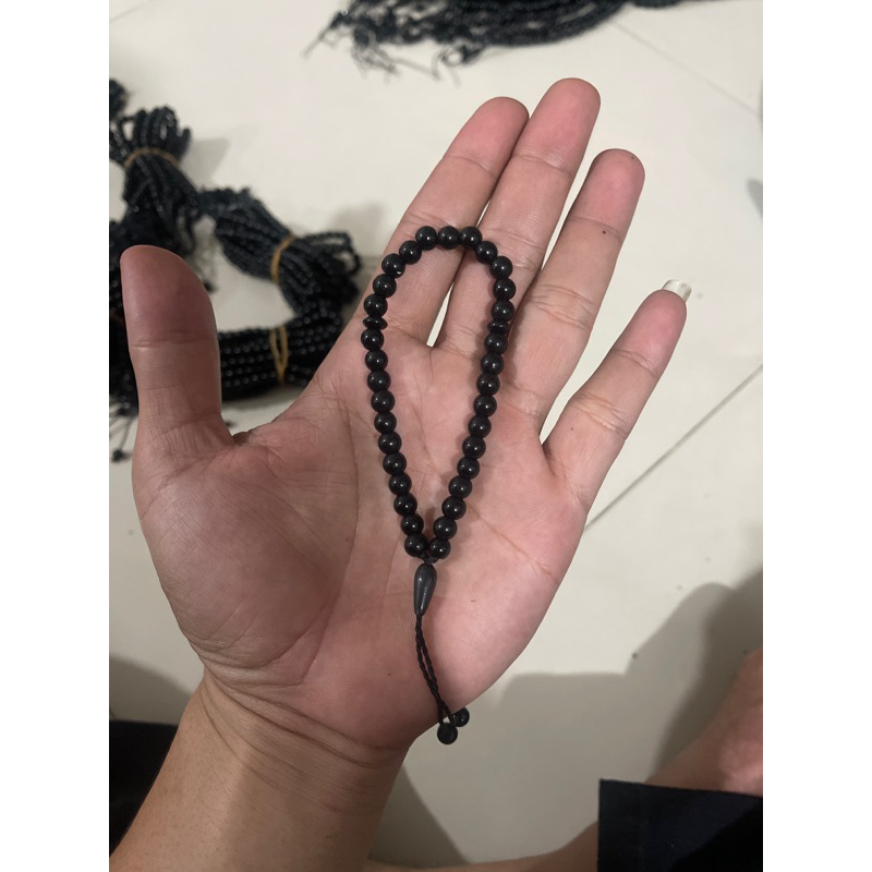 Grosirr gelang tasbih 33 tali nilon isi 12pcs