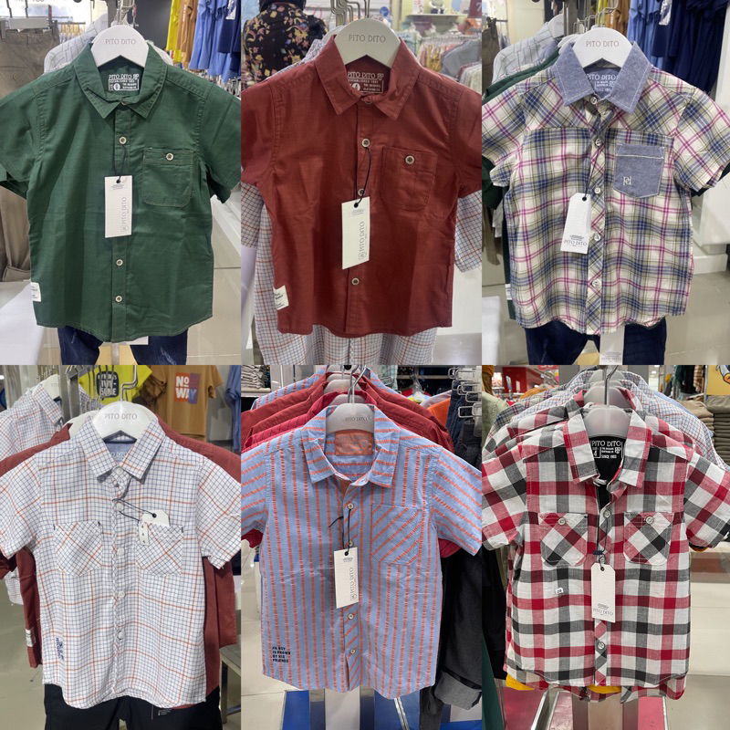 Kemeja anak laki-laki PITO DITO (1-14 tahun)