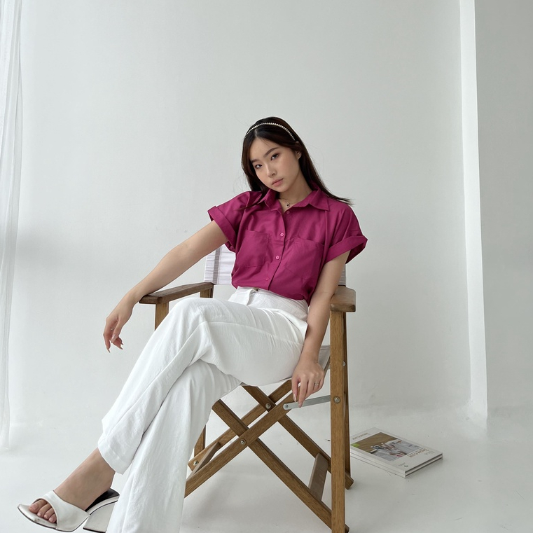 Sierra Blouse / Korean Casual Top / Blouse Wanita