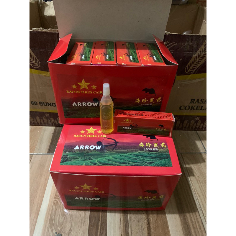 RACUN TIKUS CAIR ARROW 0,9% KUNING AMPUH PAKET 1 PACK ISI 25 PCS