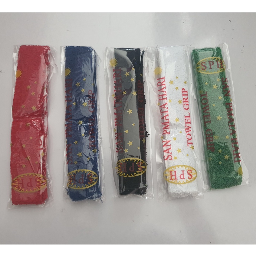 HAND GRIP RAKET BULUTANGKIS WARNA WARNI -TOWEL GRIP - HAND GRIP HANDUK
