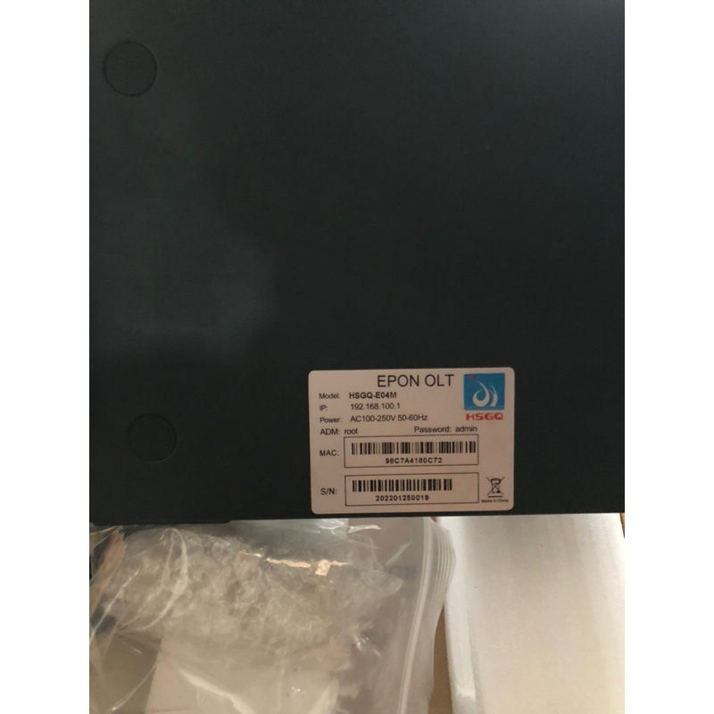 olt epon HSGQ E04M non sfp