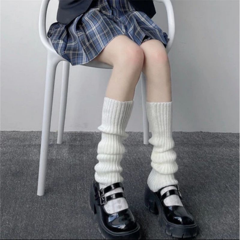Kaos Kaki Panjang Harajuku Kawaii High Heals Boots