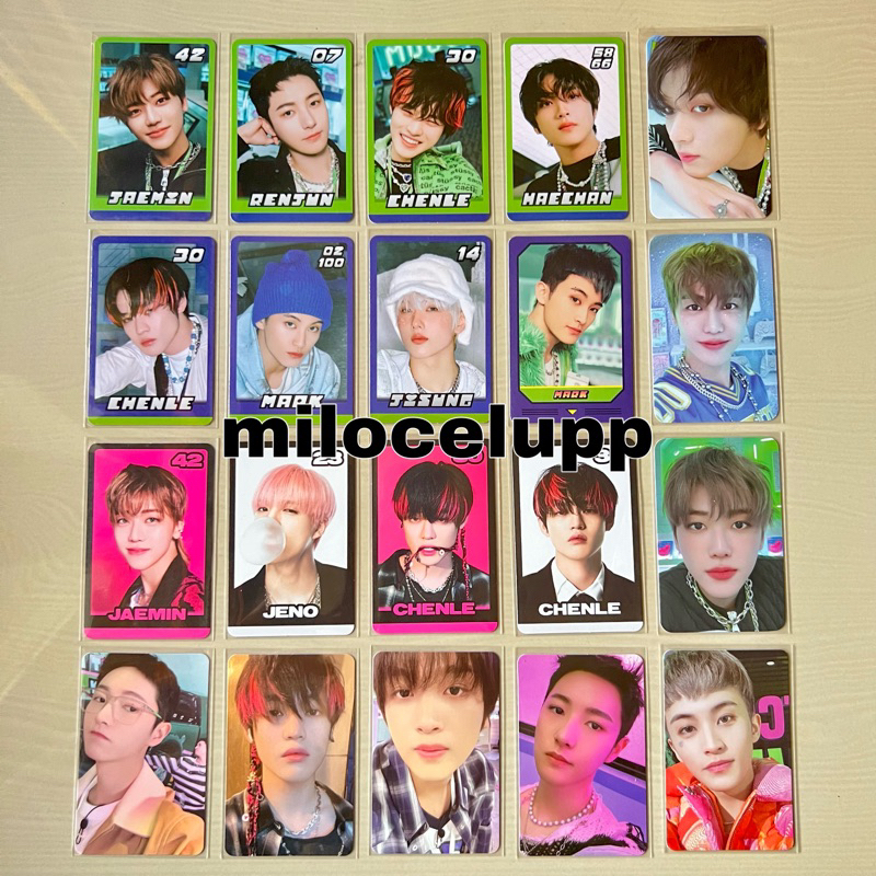 (READY BISA COD) PC Jaemin Renjun Chenle Haechan Mark Jisung Jeno Md Glitch mode trading card tc sel