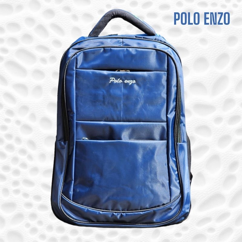 Tas Ransel polo enzo/Ransel polo enzo/Tas seminar/Tas pria wanita Bahan Nilon