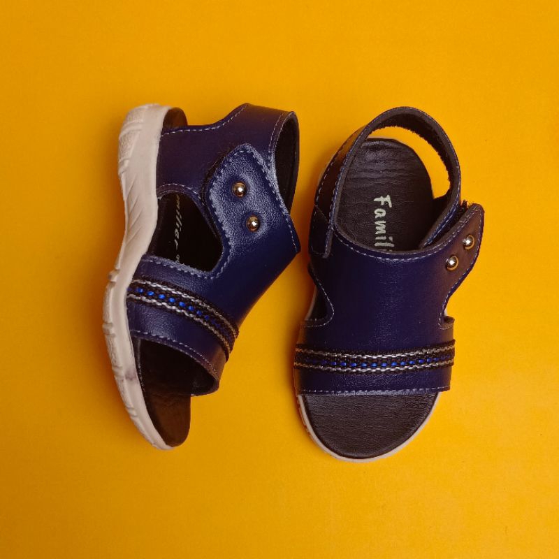Sandal Anak 20-30 Anti Slip Sol Karet Simple Premium (Charlos 02)