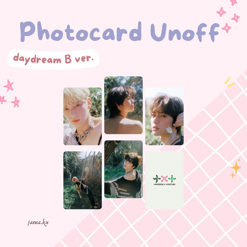 [TXT] PHOTOCARD UNOFF TEMPTATION DAYDREAM VER