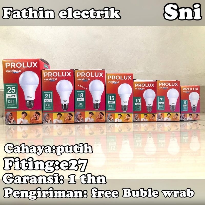 LAMPU LED MURAH PROLUX CAHAYA PUTIH