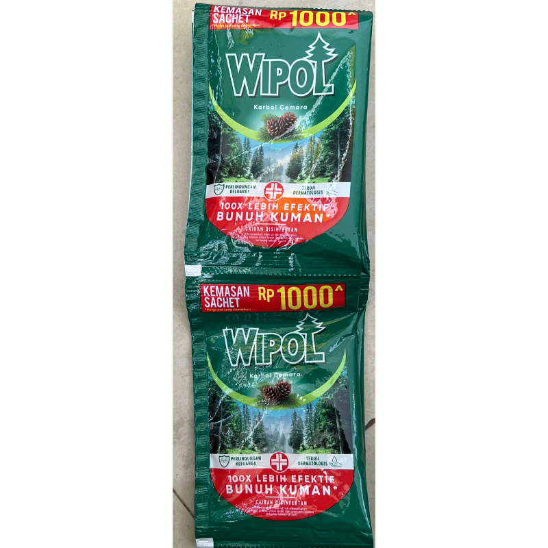 Cairan Pembersih Lantai Wipol Karbol Cemara Renceng