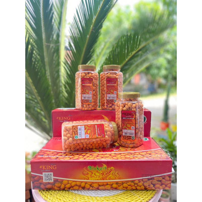 d’King Bonibol Balado biskuit rasa balado Makassar