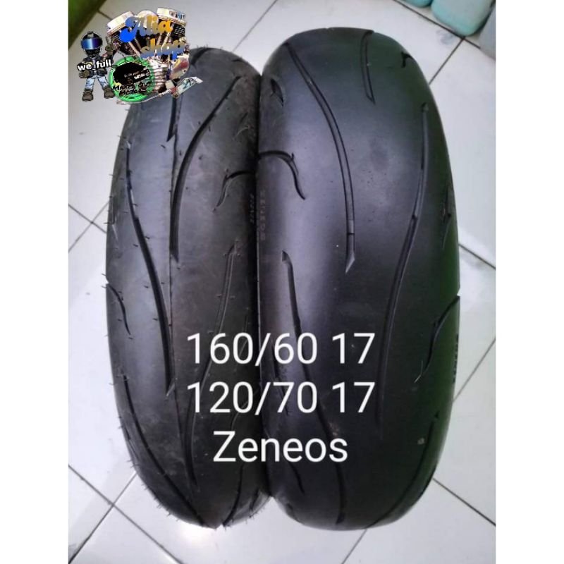 ban copotan ring 17 ban tubles Zeneos UK 160/60 120/70