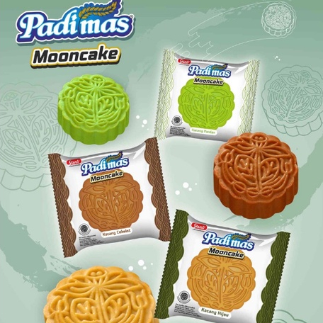 

PADIMAS MOONCAKE 60gr KUE BULAN MOON CAKE COKLAT KACANG HIJAU PANDAN CEMILAN ANAK GROSIR MURAH MAKANAN RINGAN PADI MAS BISKUIT 60 GRAM